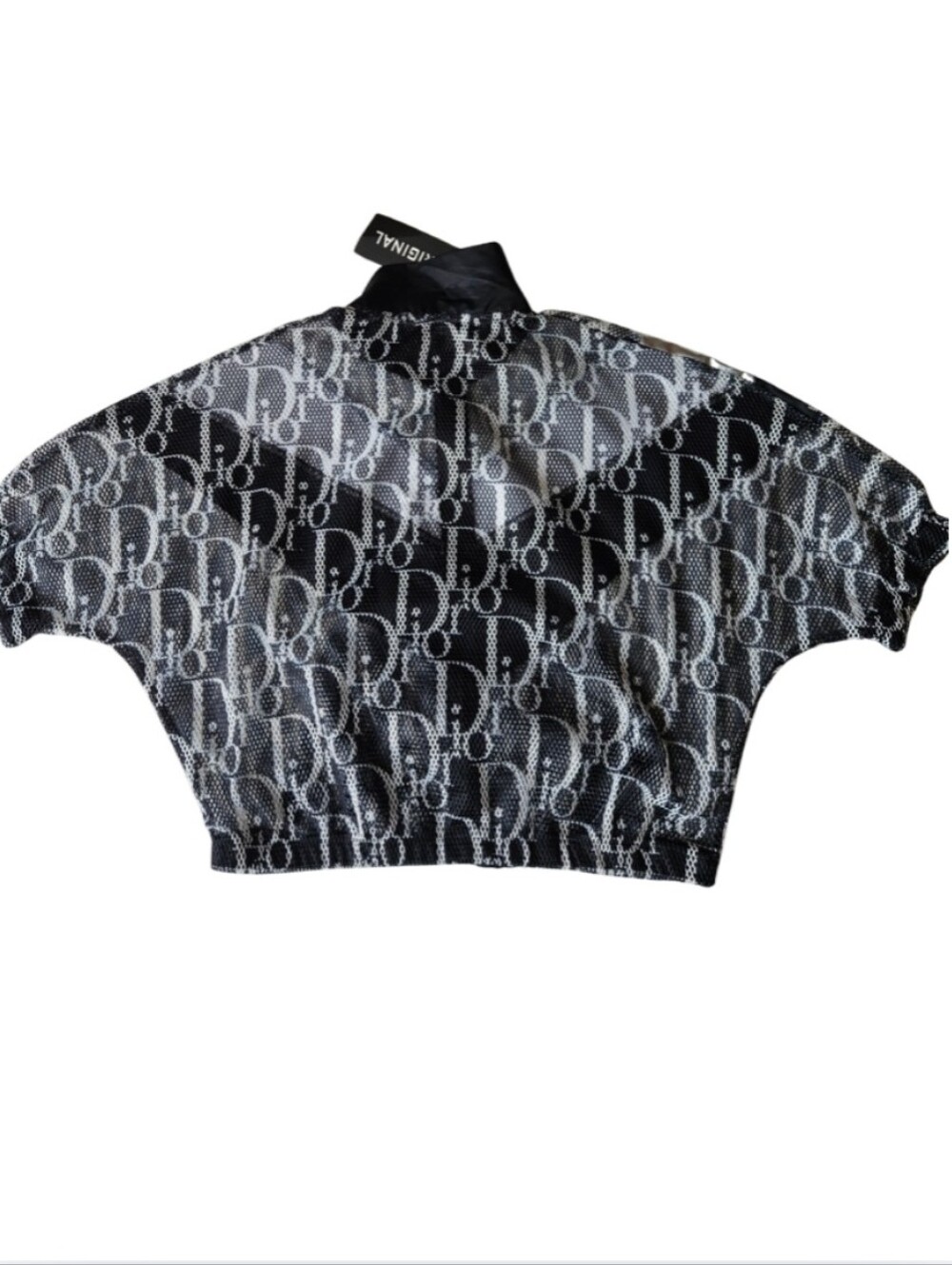 Black & Silver Logo Track Jumpsuit - Picture 3 of 11
